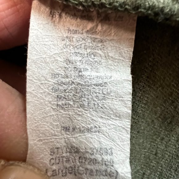 Texas True Threads Open Cardigan Womens Size XL Green Pockets Relaxed Fit - Picture 7 of 8